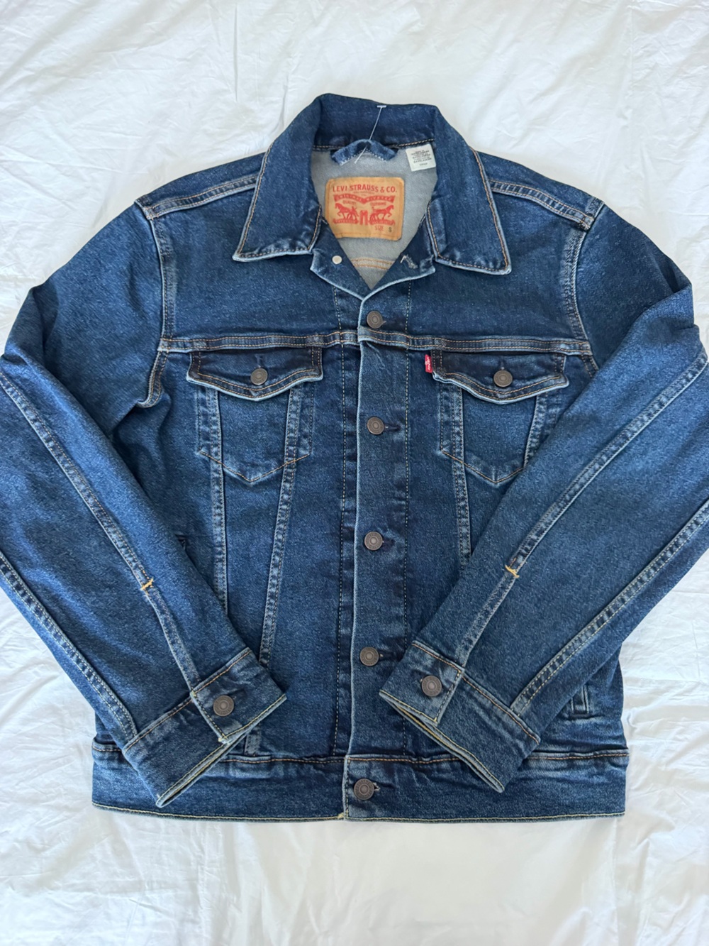 Levi’s Original Trucker Denim Jacket Women’s Size S Blue